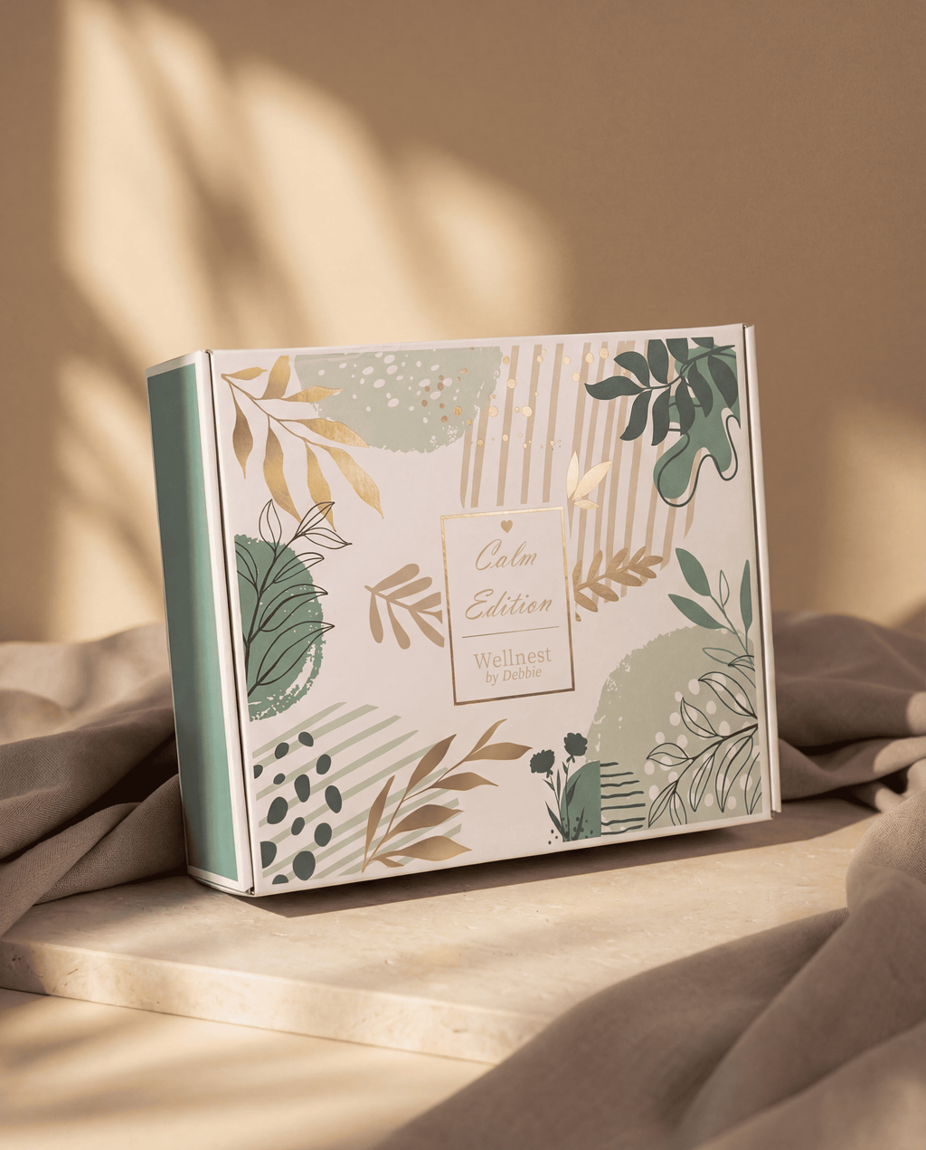 Calm Edition wellness gift box packaging - Irish alternative to flowers for sympathy and self-care"