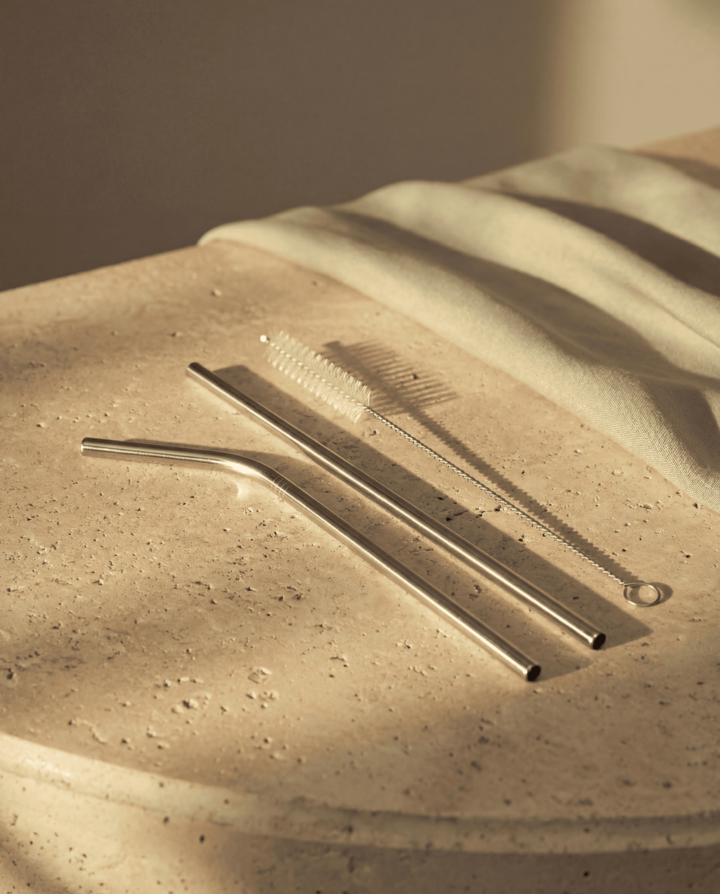 Reusable metal straws and cleaner from Calm Edition - sustainable alternative to flowers Ireland"