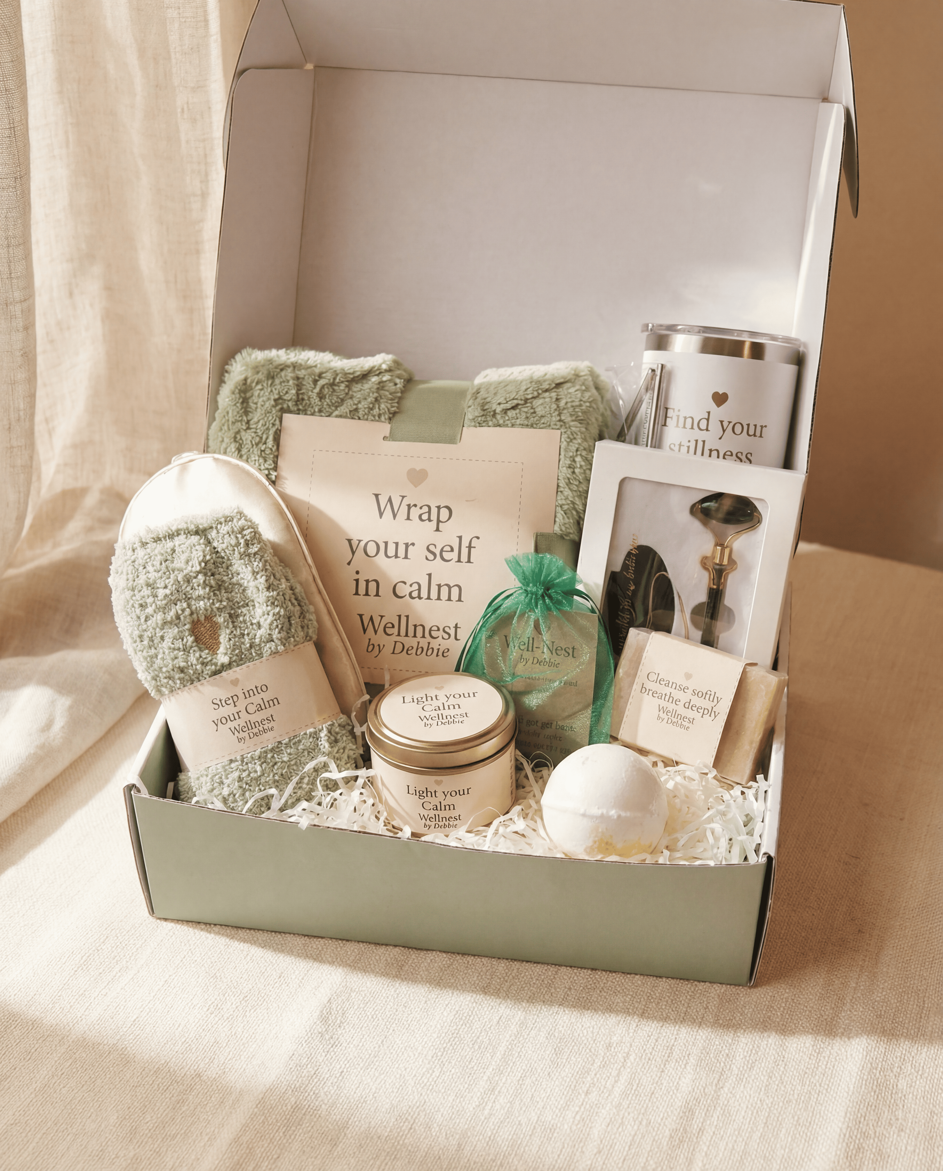 Calm wellness gift box alternative to flowers - Irish gift for stress relief and self-care