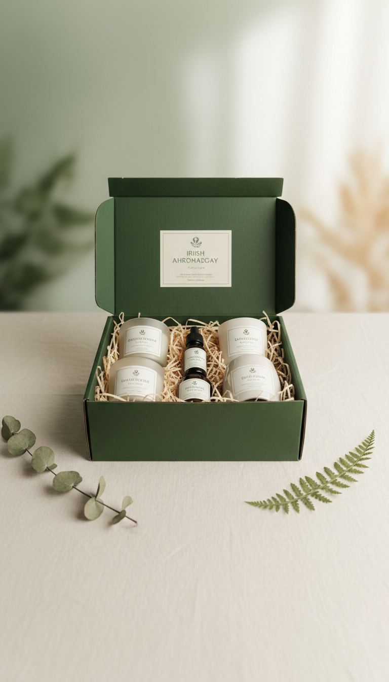 Irish Aromatherapy Candle Gift Box